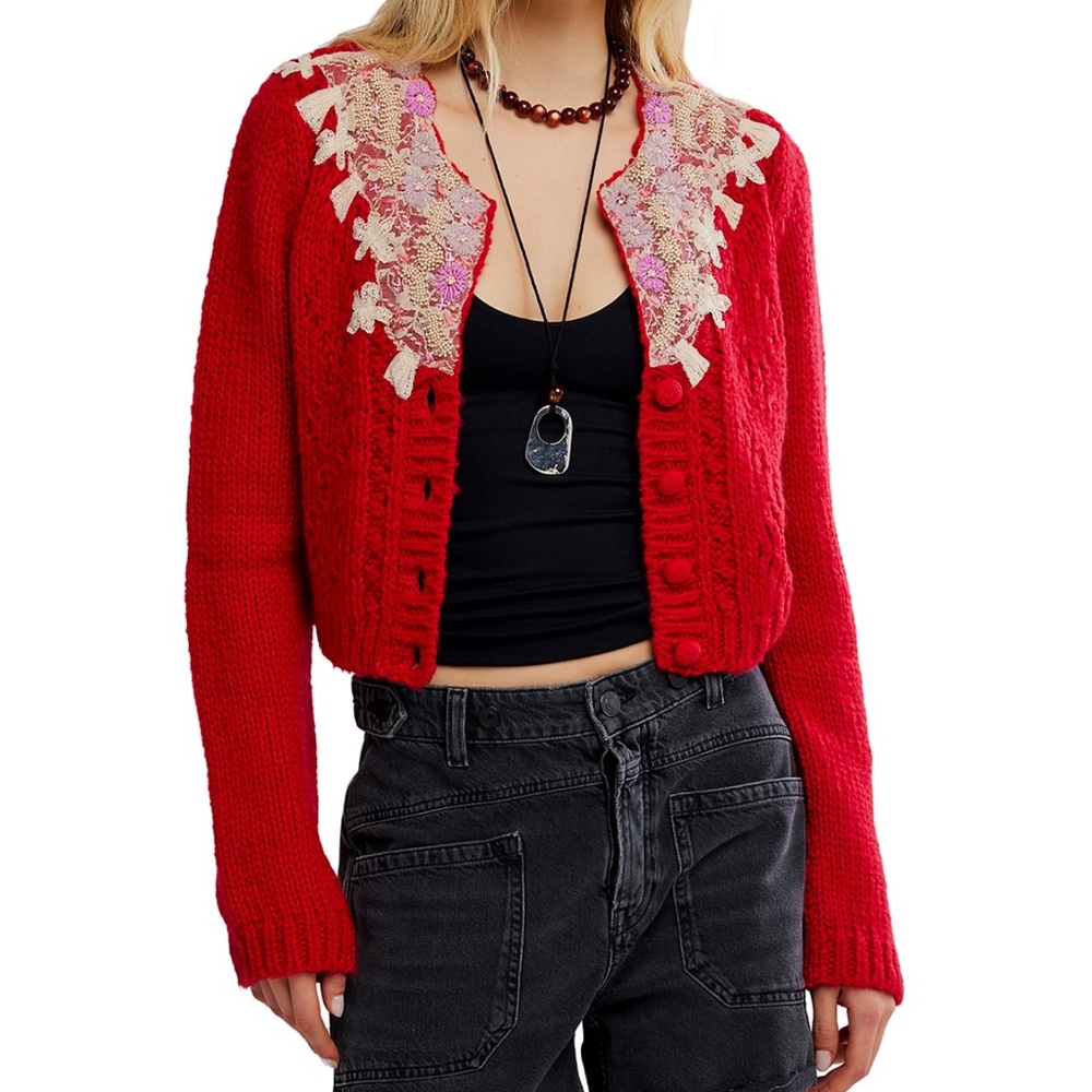 Free People Pixie Cardigan, Size SMALL